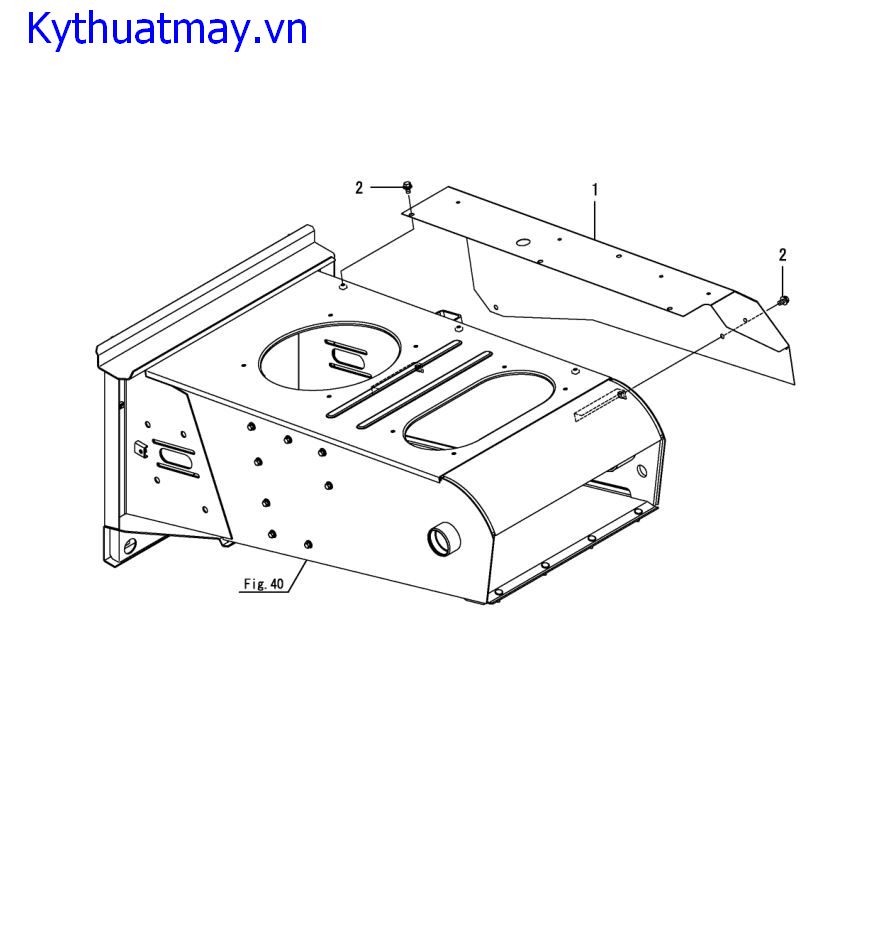 Nắp xích buồng cấp lúa